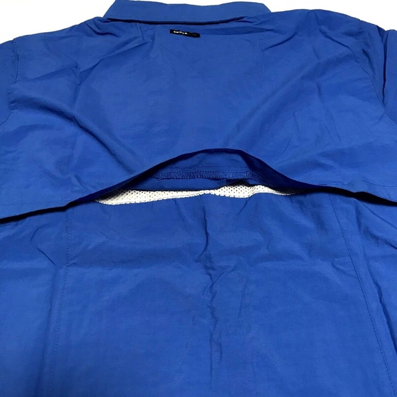 Swiss Alps Womens Nylon Fishing Shirt UPF 40+ Sun Protection Blue Size XL - Picture 7 of 9